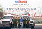 BÀN GIAO XE CỨU THƯƠNG TẠI BỆNH VIỆN TRUNG ƯƠNG QUÂN ĐỘI 108 – GIẢI PHÁP PHƯƠNG TIỆN Y TẾ CHUYÊN DỤNG
