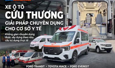 Xe ô tô cứu thương – Giải pháp chuyên dụng cho cơ sở y tế