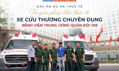 BÀN GIAO XE CỨU THƯƠNG TẠI BỆNH VIỆN TRUNG ƯƠNG QUÂN ĐỘI 108 – GIẢI PHÁP PHƯƠNG TIỆN Y TẾ CHUYÊN DỤNG